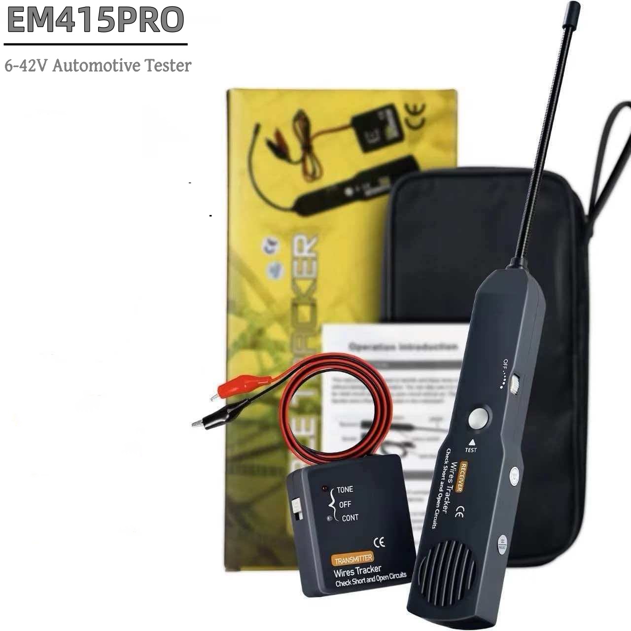 Car Diagnostic Tool - EM415PRO Tester obwodów samochodowych DC 6‑42V