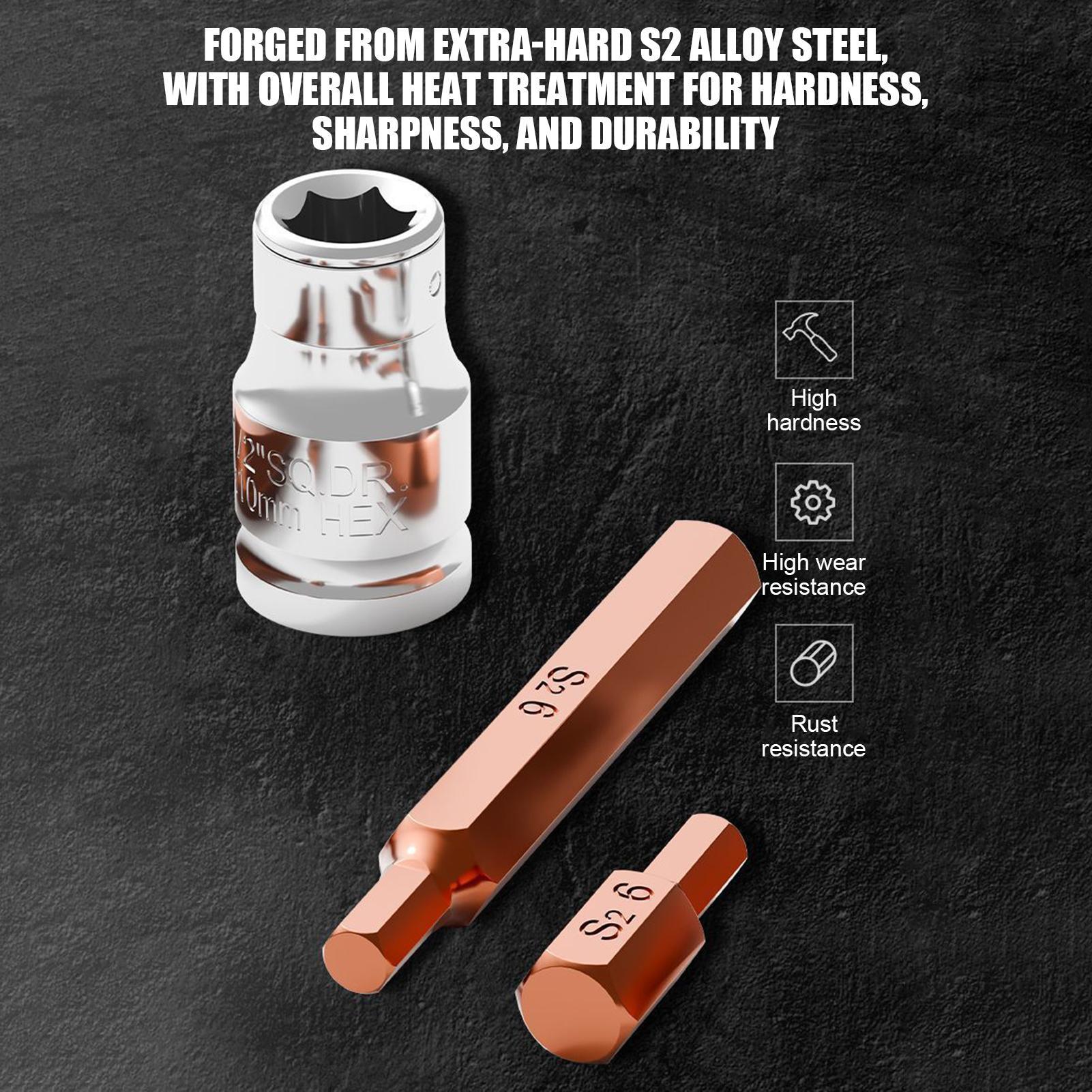 Socket Set - Zestaw wierteł magnetycznych, magnetyczny zestaw narzędzi