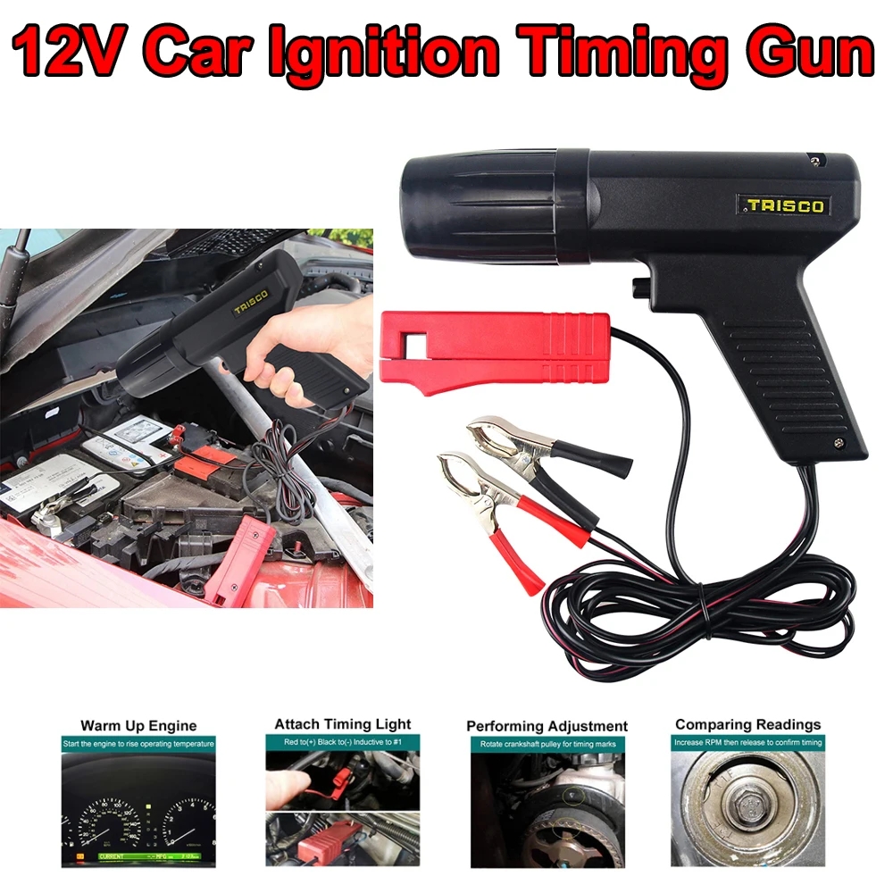 Timing Light Gun - Pistolet do ustawiania zapłonu 12V do