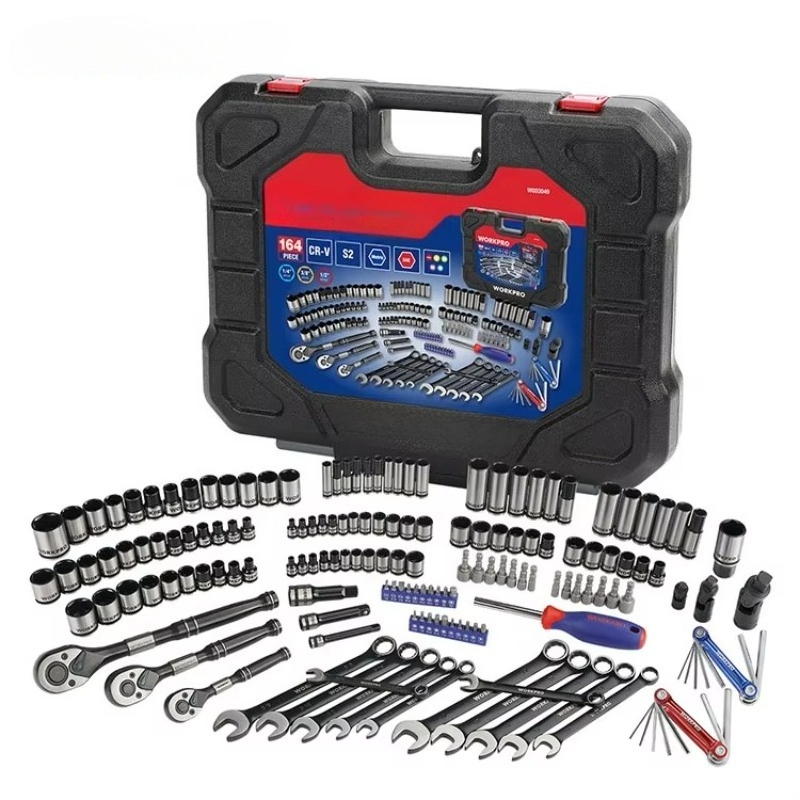 Socket Set - Zestaw narzędzi mechanicznych 164 elementów, nasadki