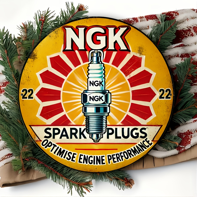 Metalowy szyld z świecami zapł – Spark Plug recenzja i cena