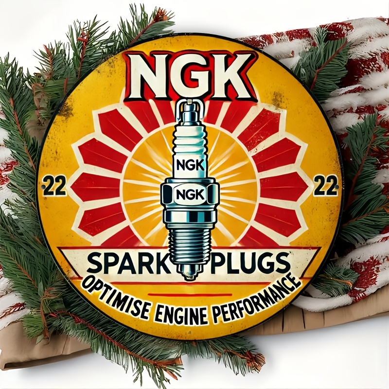 Metalowy szyld z świecami zapł – Spark Plug recenzja i cena