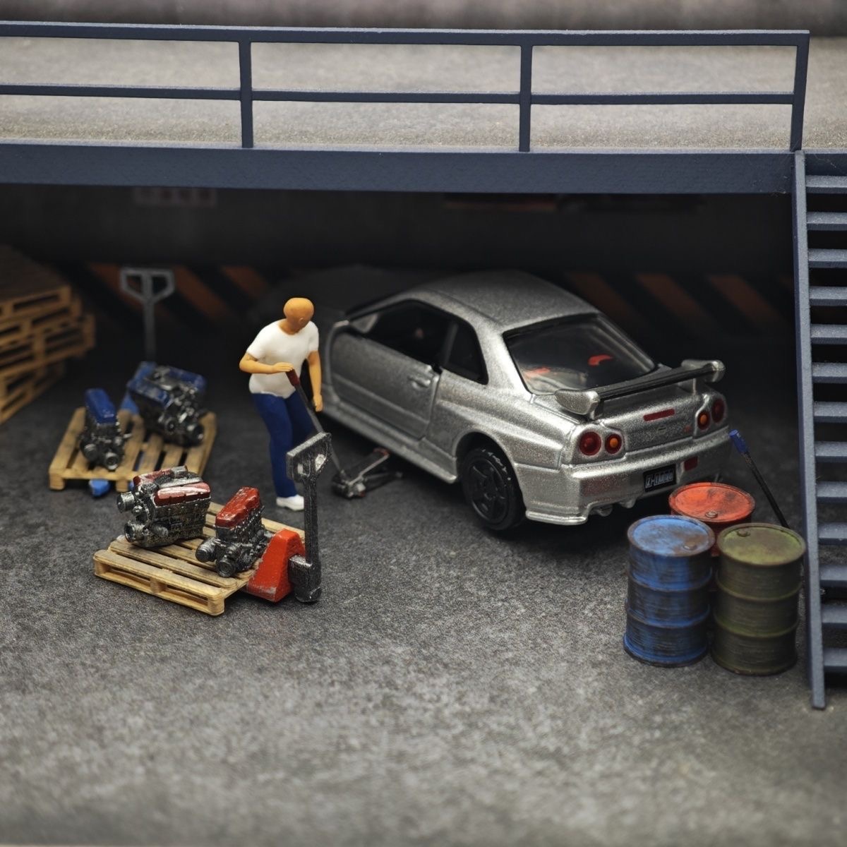 Dekoracje sceny warsztatu napr – Car Jack recenzja i cena
