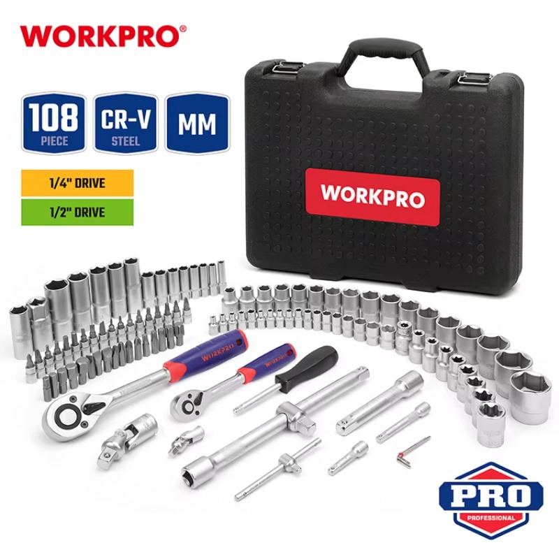 108-częściowy Profesjonalny Ze – Socket Set recenzja i cena