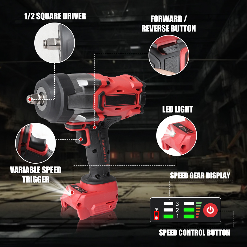 Akumulatorowy klucz udarowy 1/ – Torque Wrench recenzja i cena